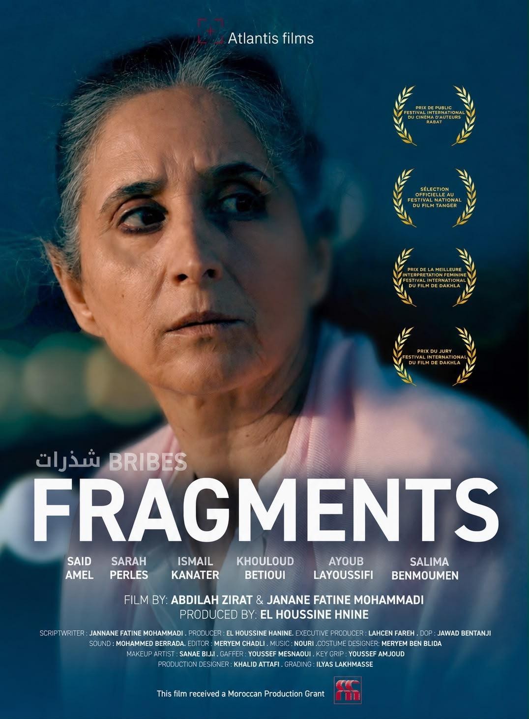 Affiche officielle du film Bribes