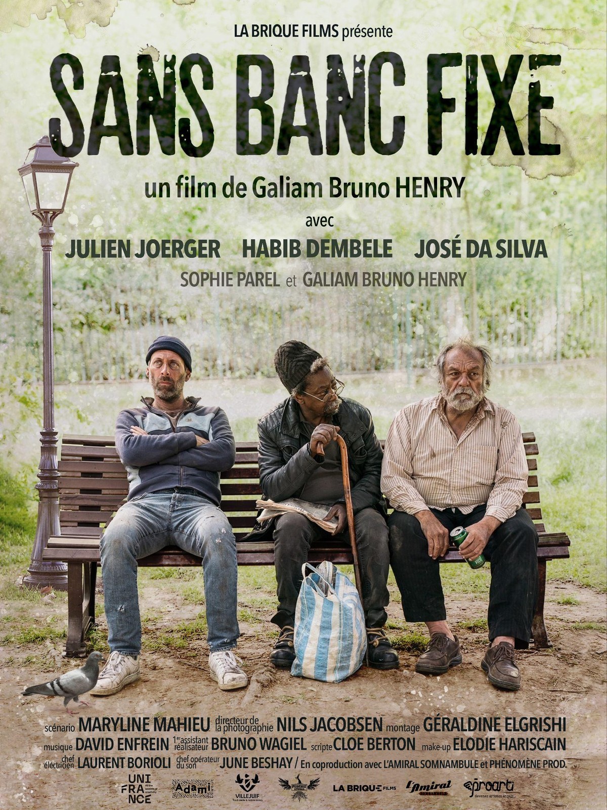 Affiche officielle du film Sans banc fixe