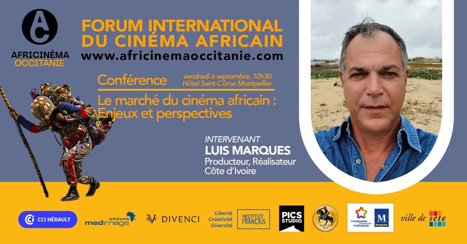 Luis Marques, producteur et réalisateur (Côte d'Ivoire), intervenant du forum