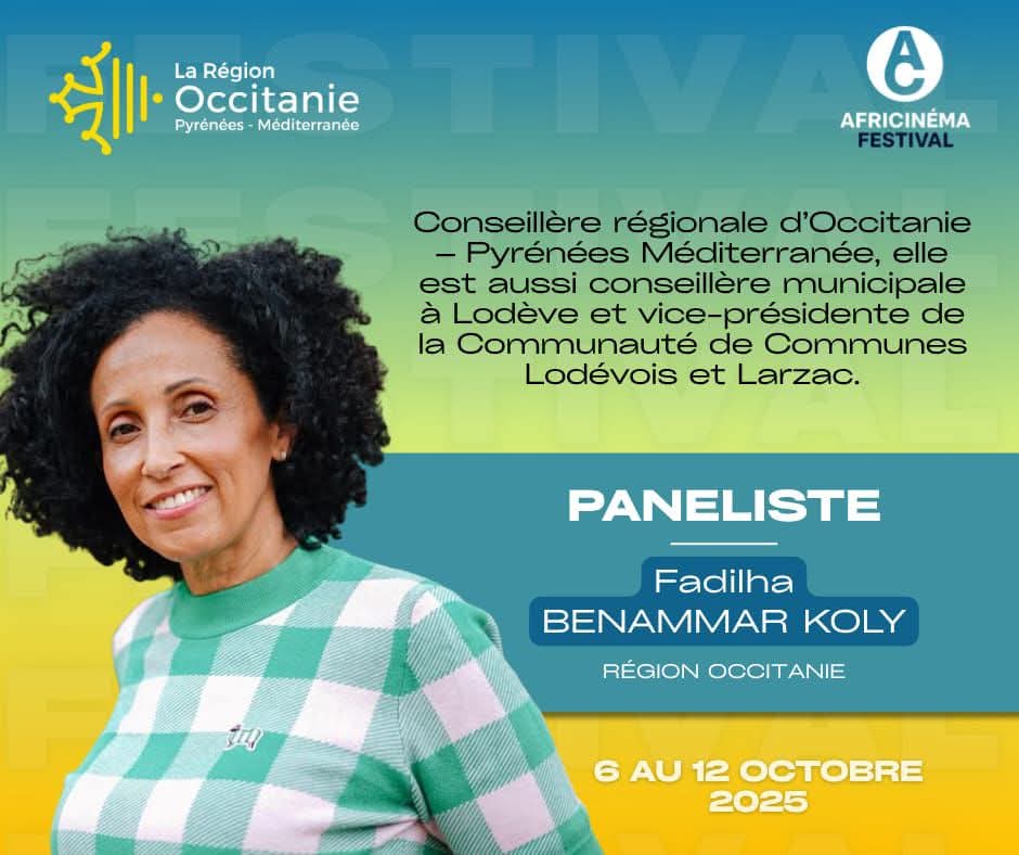 Fadilha Benammar Koly, conseillère régionale d'Occitanie — panéliste des conférences de la 5ᵉ édition