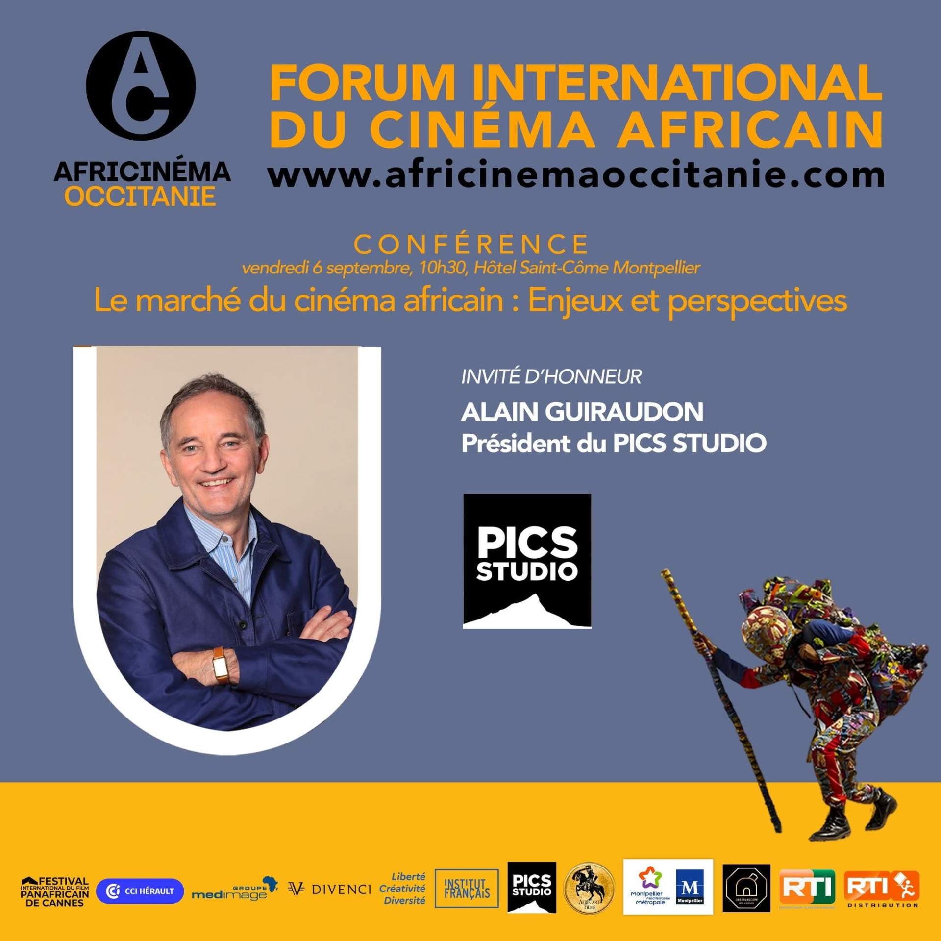 Alain Guiraudon, Président de PICS Studio, invité d'honneur du forum